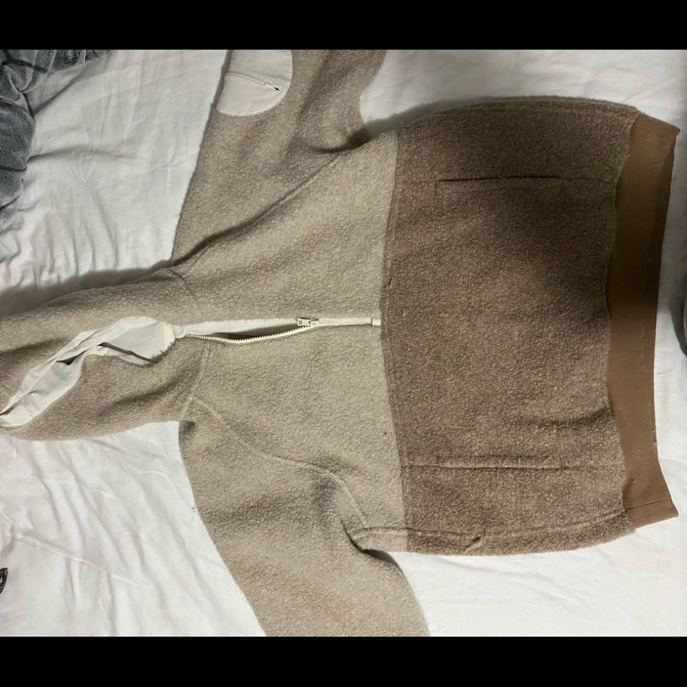 Outdoor Voices cream hoodie